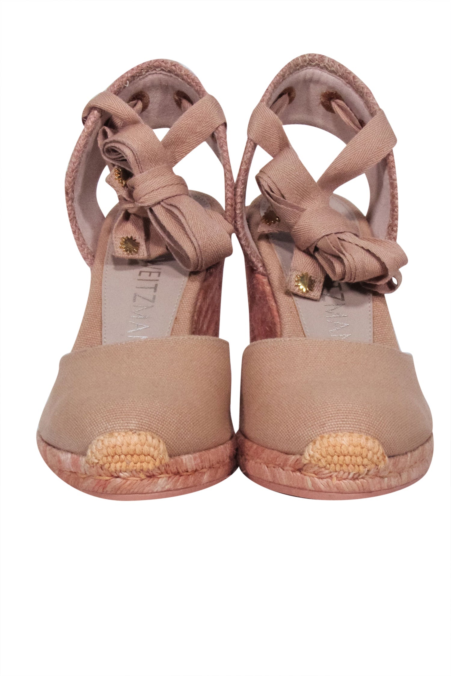 Stuart Weitzman Pink Marguerita Espadrille Wedges - Size 5.5: A Summer Fashion Must-Have!