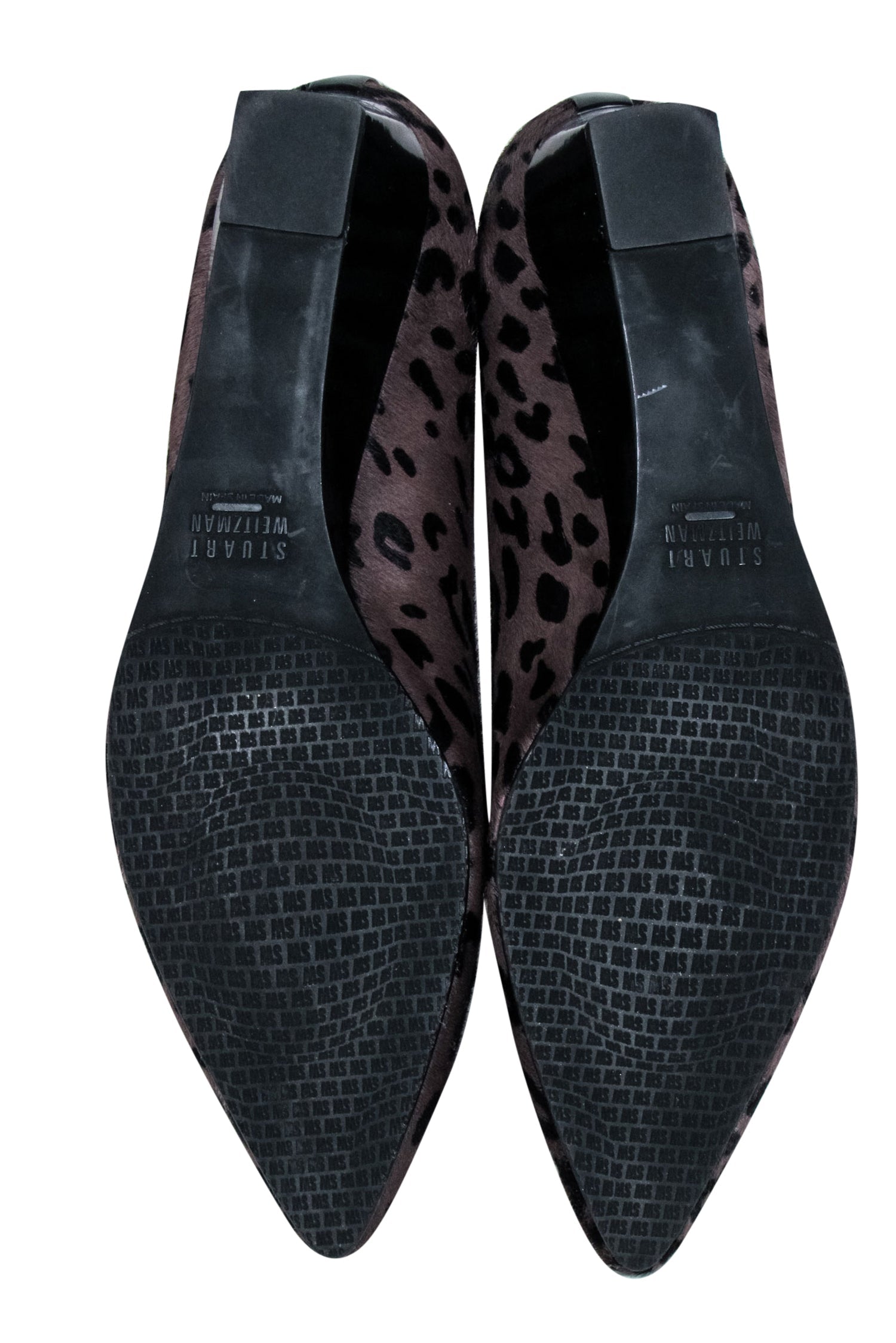 Stuart Weitzman's Wild Leopard Print Pony Hair Pumps - Size 8.5