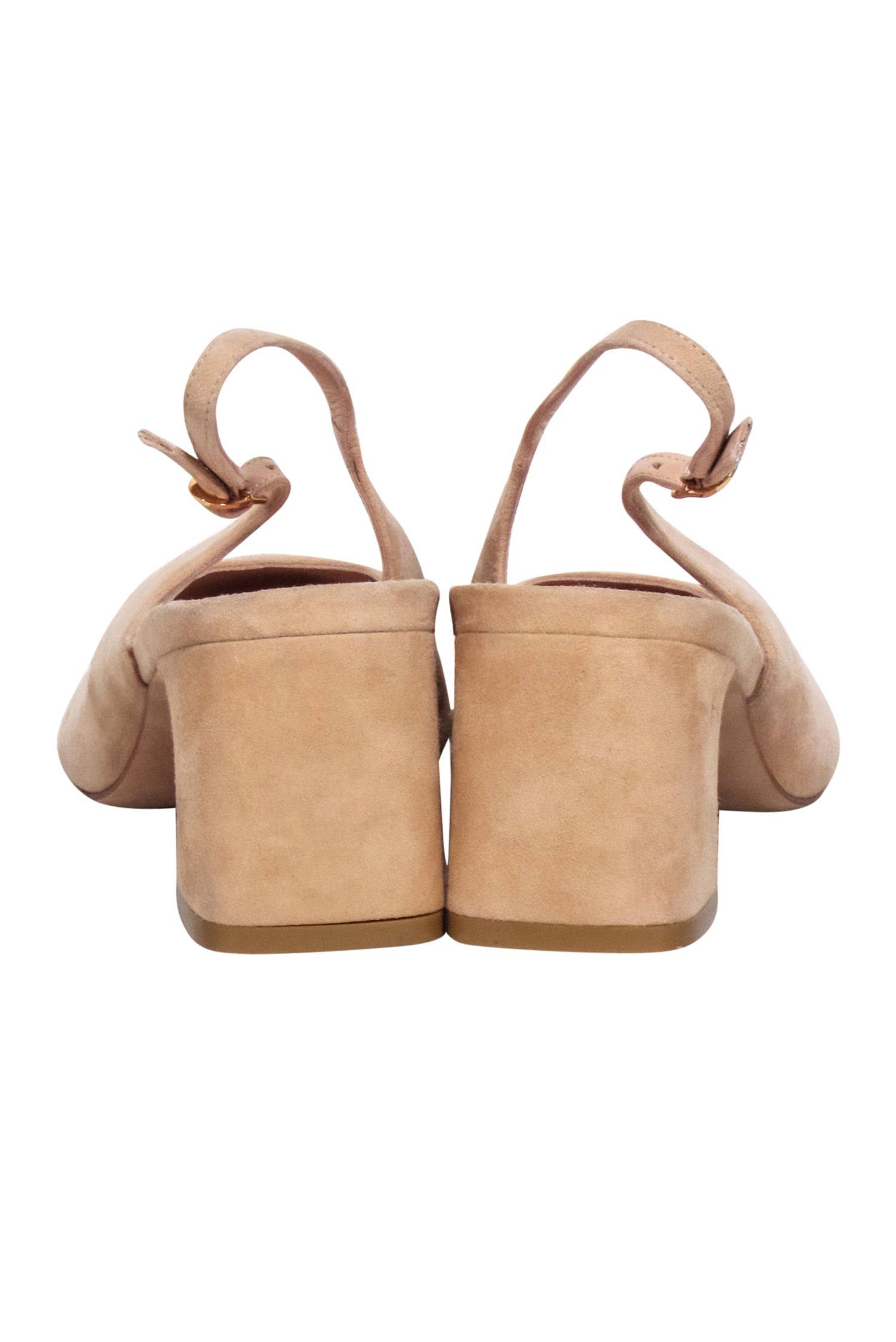 Stuart Weitzman - Gorgeous Beige Suede Sling Back Heels in Size 9