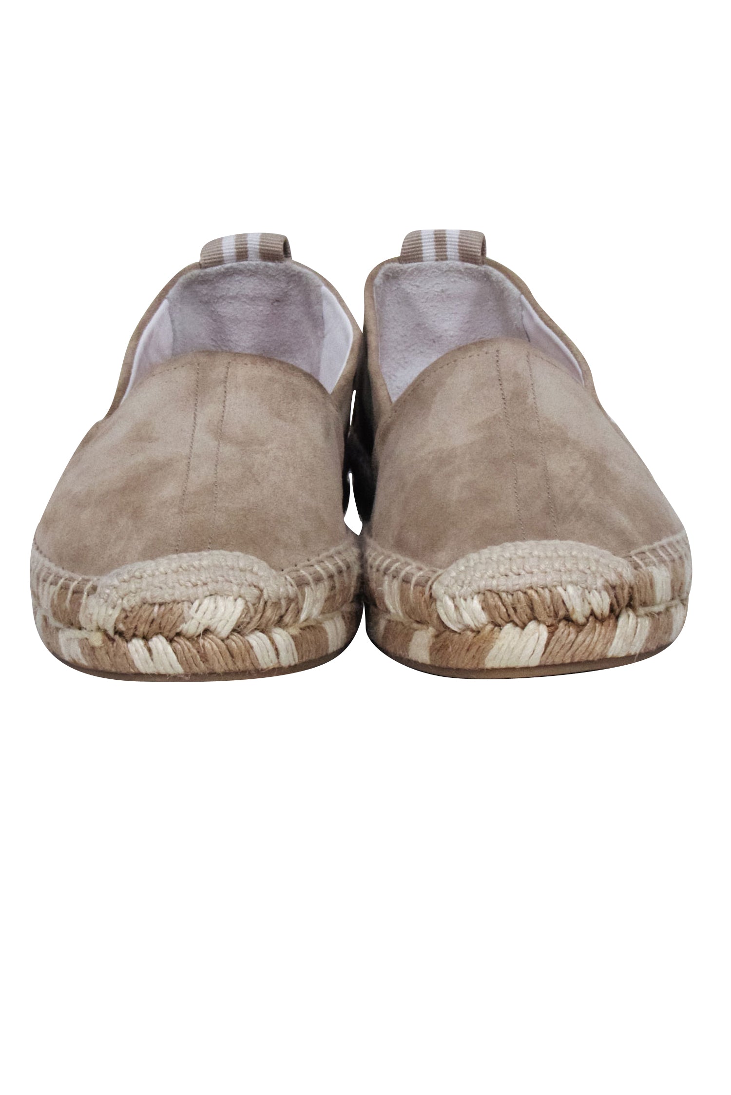 Rag & Bone - Stunning Beige Suede Espadrille Woven Flats in Size 8.5