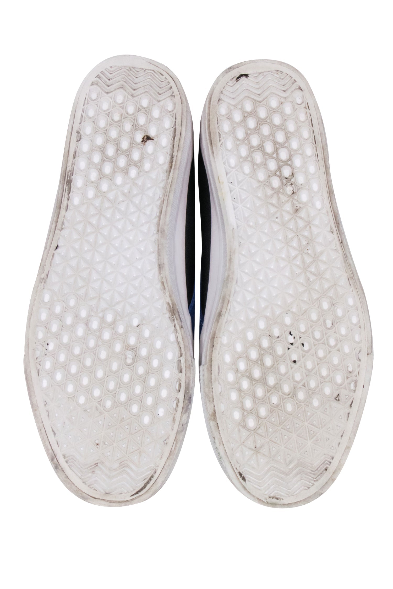 Love Moschino Stylish Lace - Up Sneakers in White, Blue & Black, Size 8