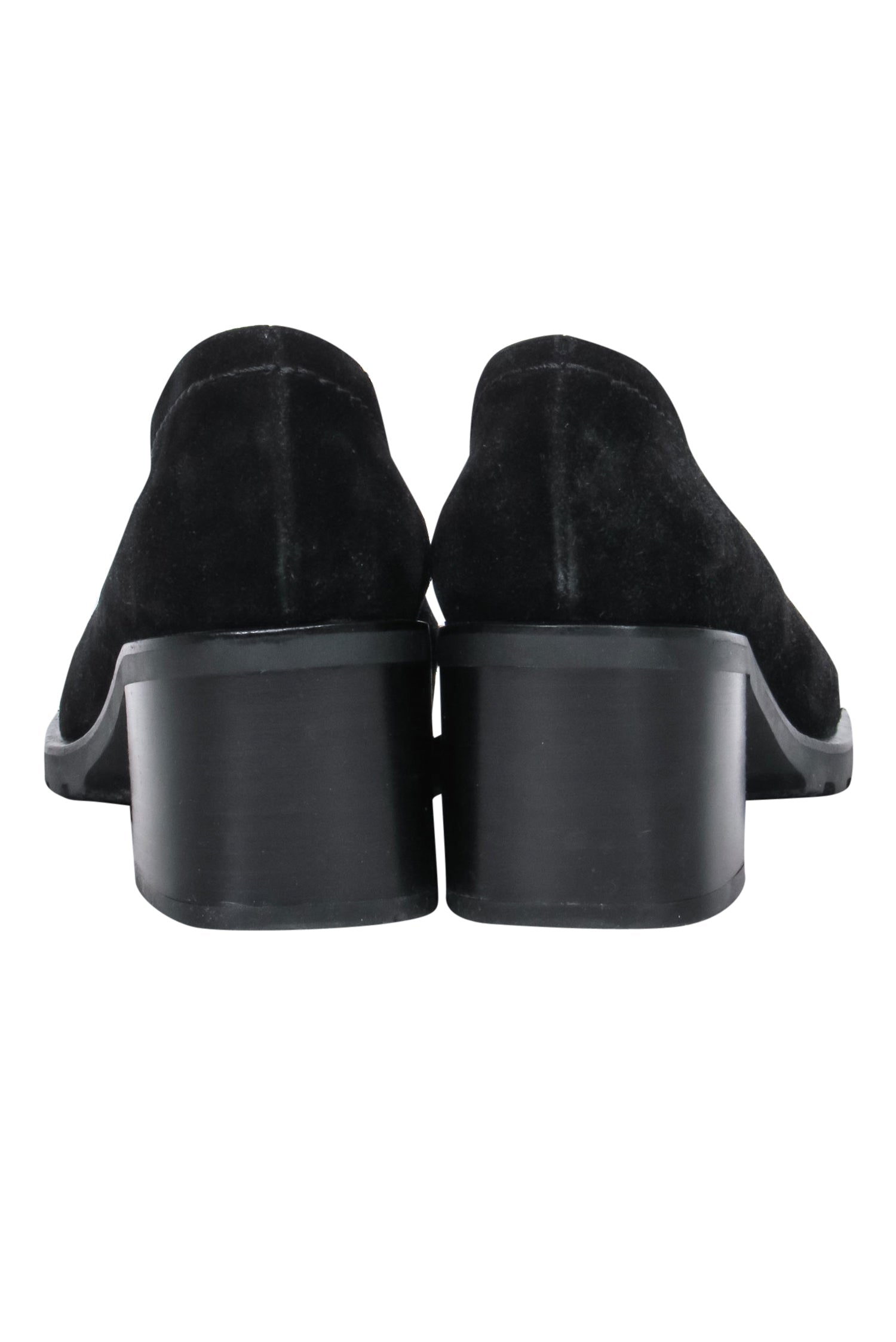 Bally Black Suede Loafer-Style Block Heel Pumps - Size 8.5: Elevate Your Style!