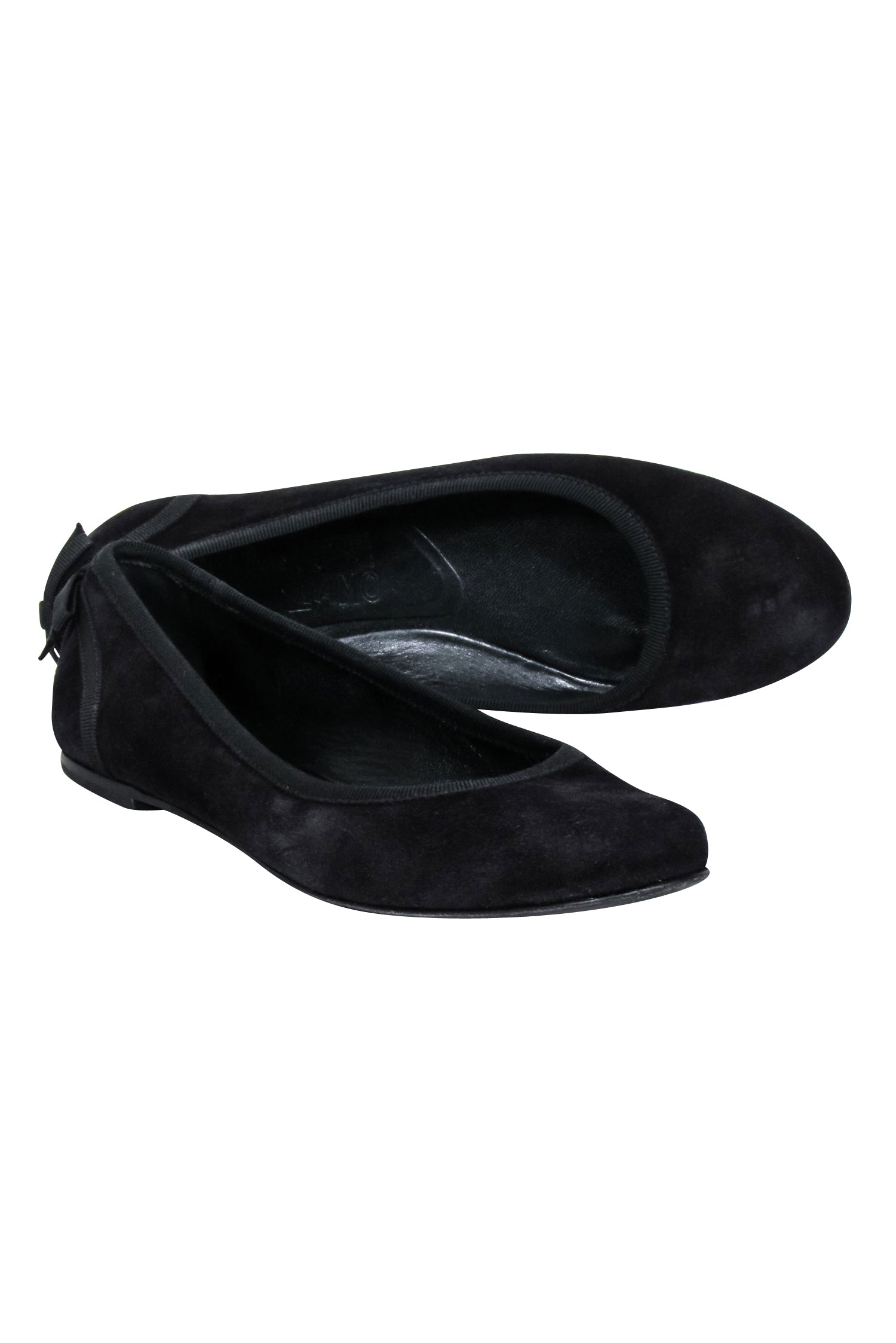 Ferragamo Black Suede Ballet Flats - Size 7.5 - Elevate Your Style!