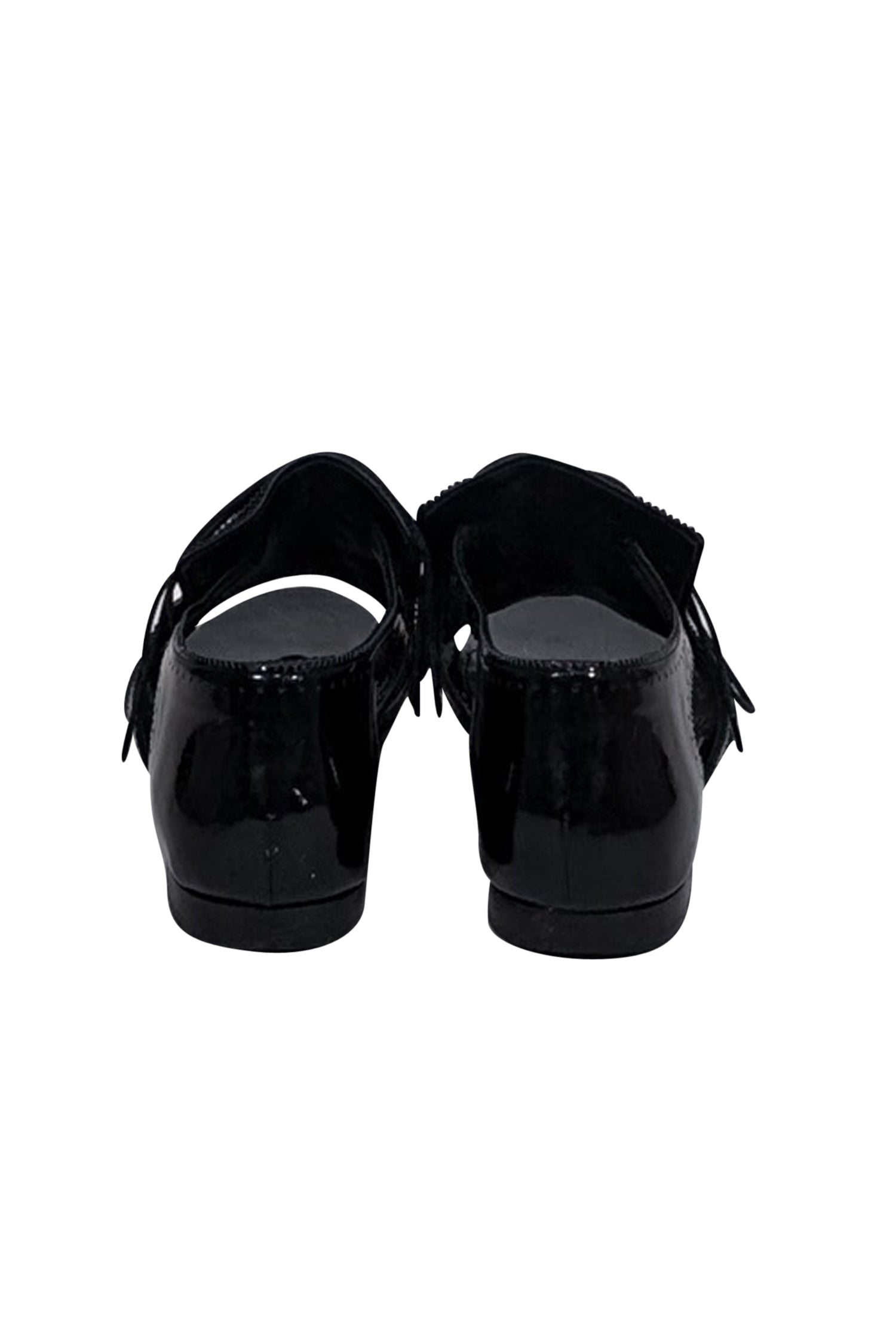 Givenchy - Stunning Black Patent Leather & Mesh Cut-Out Lace-Up Sandals in Size 7