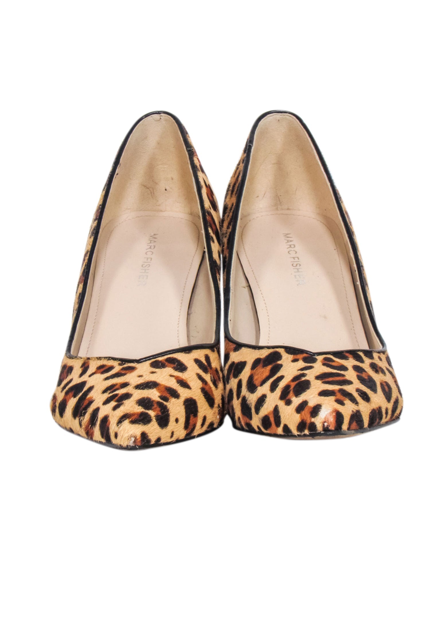 Marc Fisher Leopard Print Pointed Pumps - Size 7.5 - Unleash Your Wild Side!