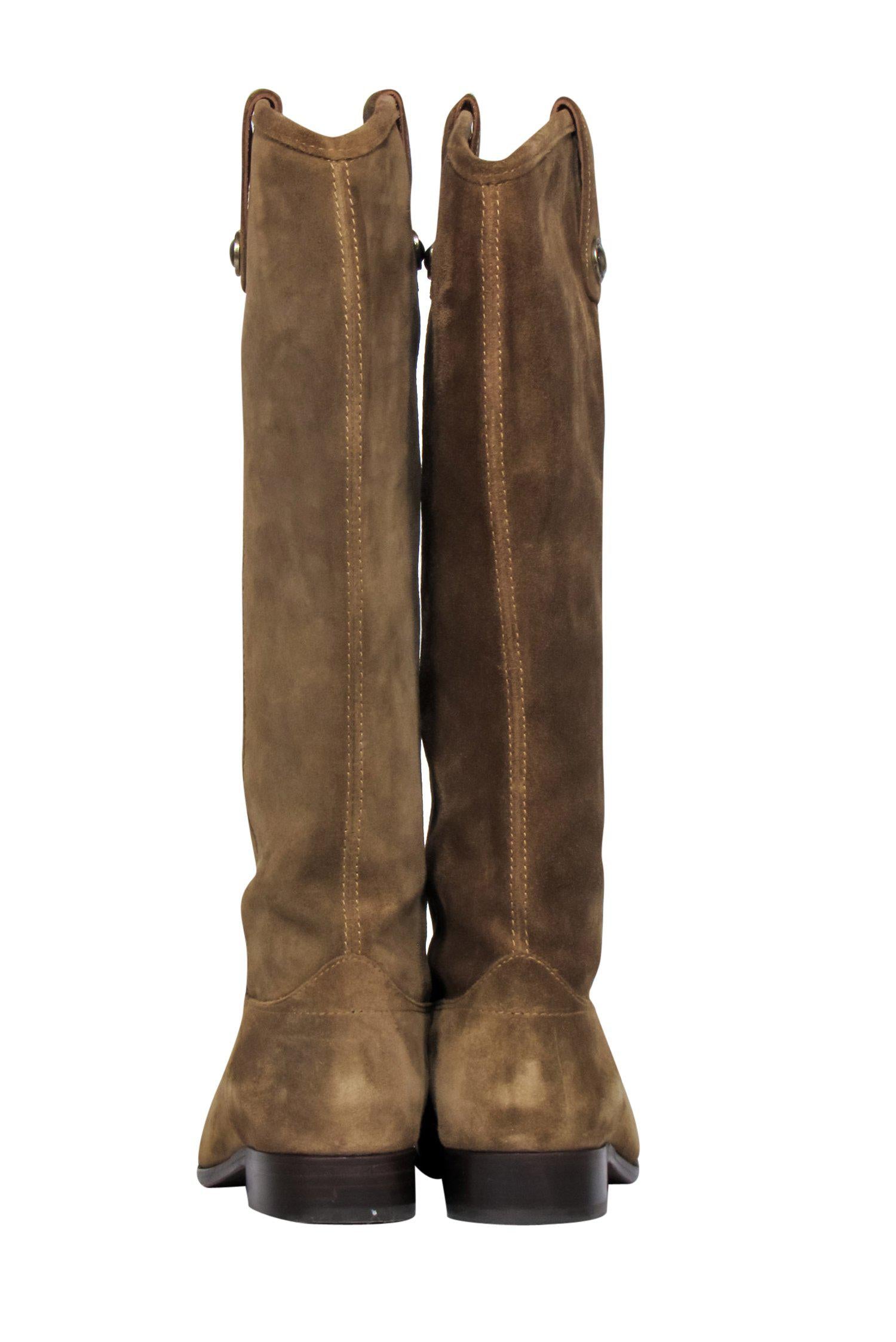 Frye's Stunning Beige Suede Riding Boots - Size 9