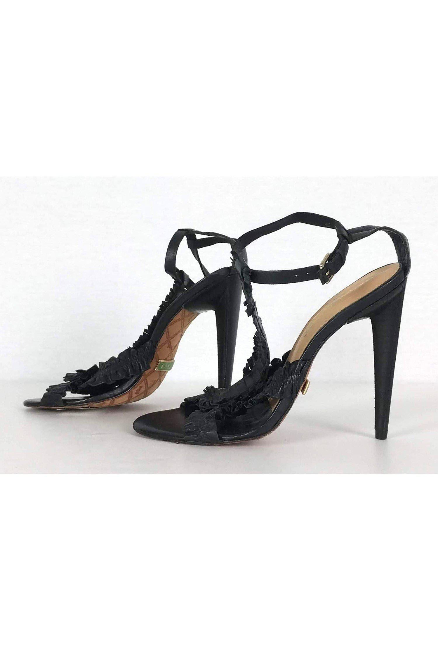 Gorgeous L.A.M.B. Black Fringe Pumps - Size 7 - Grab Yours Now!
