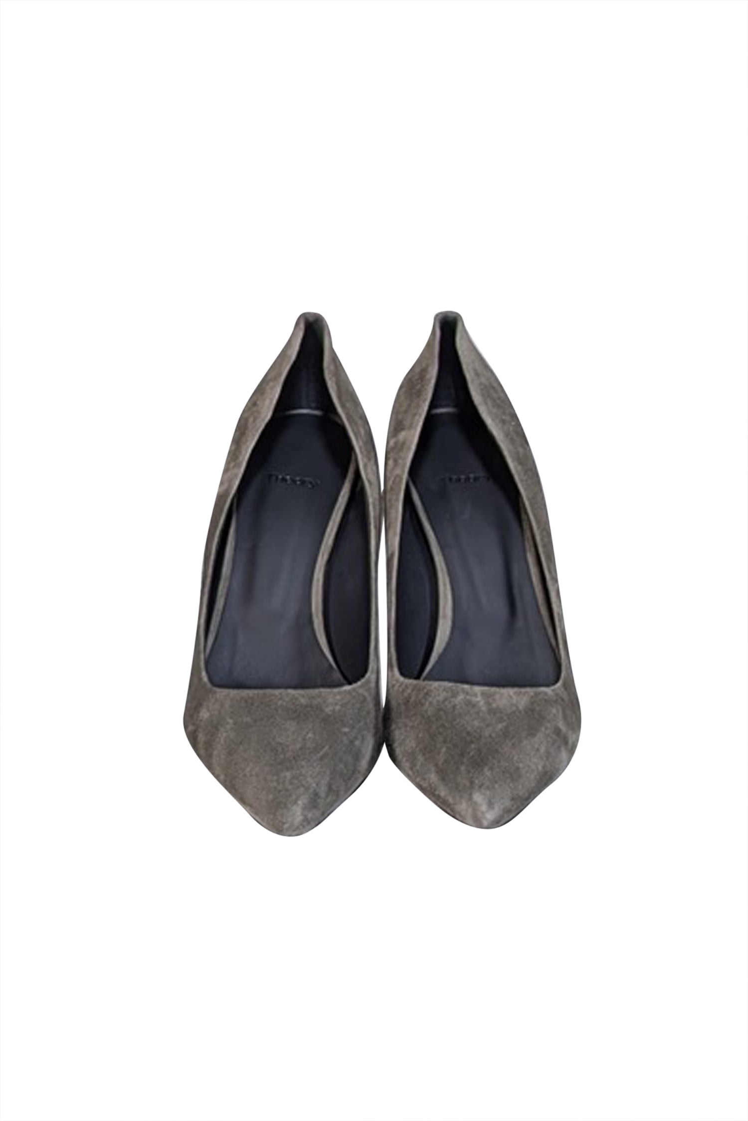 Theory - Stunning Military Green Braxia Suede Pumps, Size 11