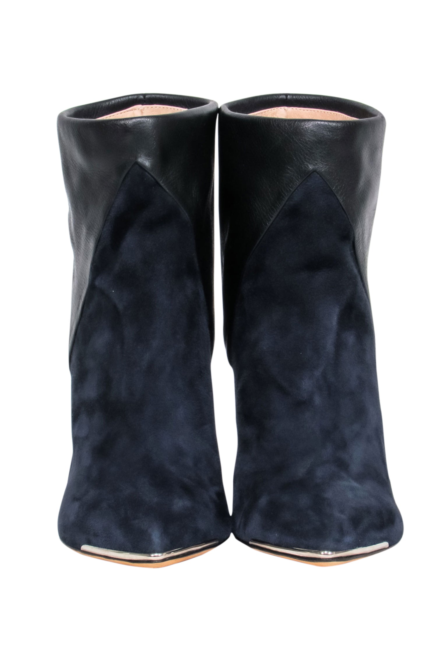 IRO - Stunning Colorblocked Suede & Leather Booties in Size 8.5