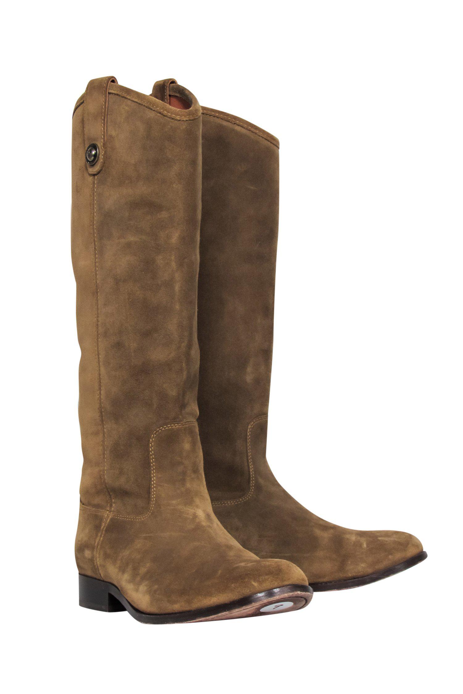Frye's Stunning Beige Suede Riding Boots - Size 9