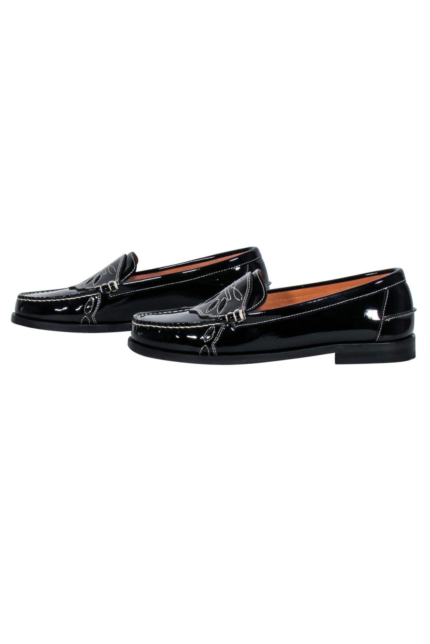 Ganni Black Patent Loafers - Size 7: A Stylish Must-Have!