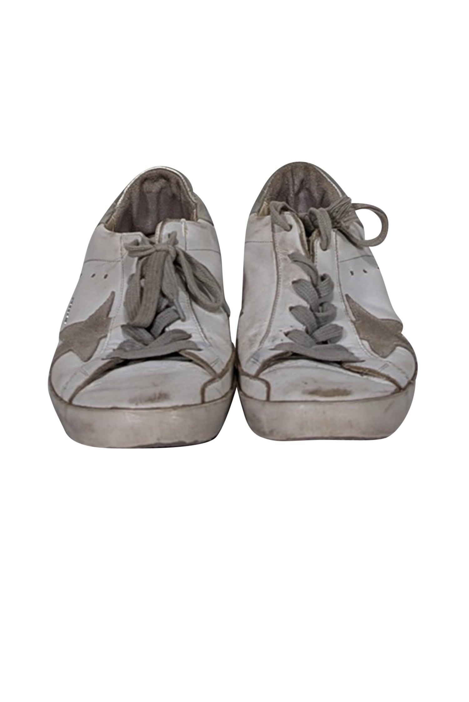 Golden Goose Ivory Superstar Sneakers - Size 8 - Fashionable Footwear