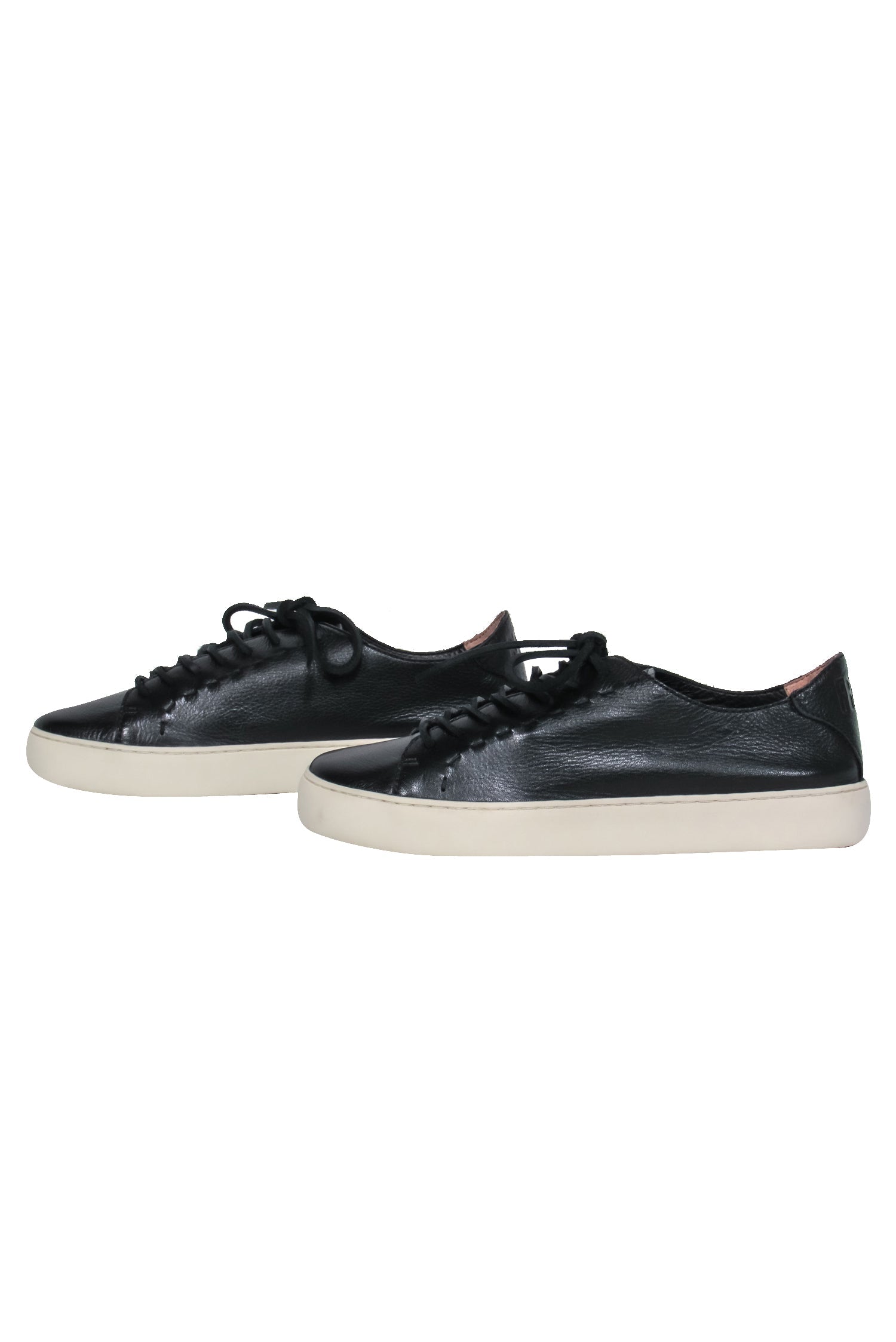 Frye's Stunning Black Leather Platform Lace - Up Sneakers in Size 9