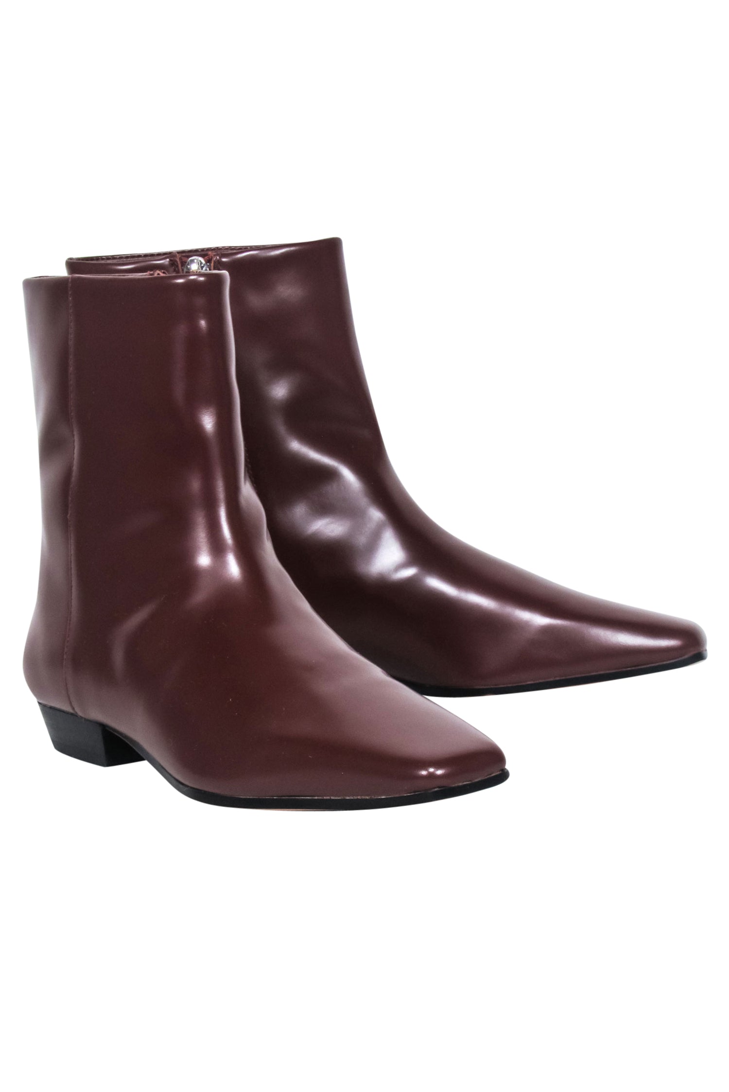 J.Crew Cognac Tan Leather Short Boots - Size 6