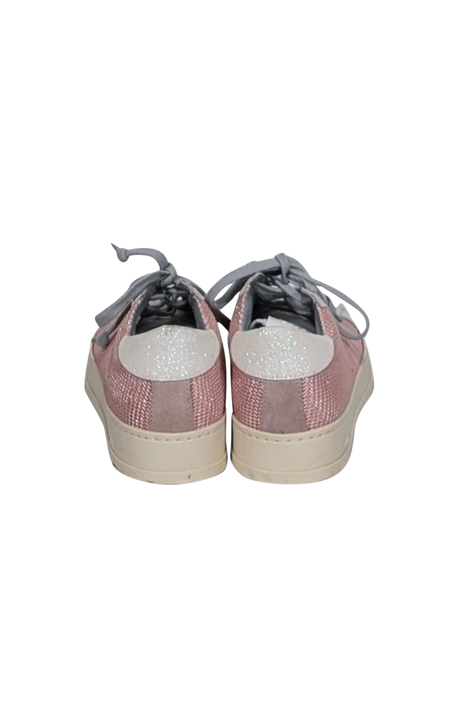 P448 Pink Knit Sneakers with White Trims - Size 8 - Irresistible Fashion!