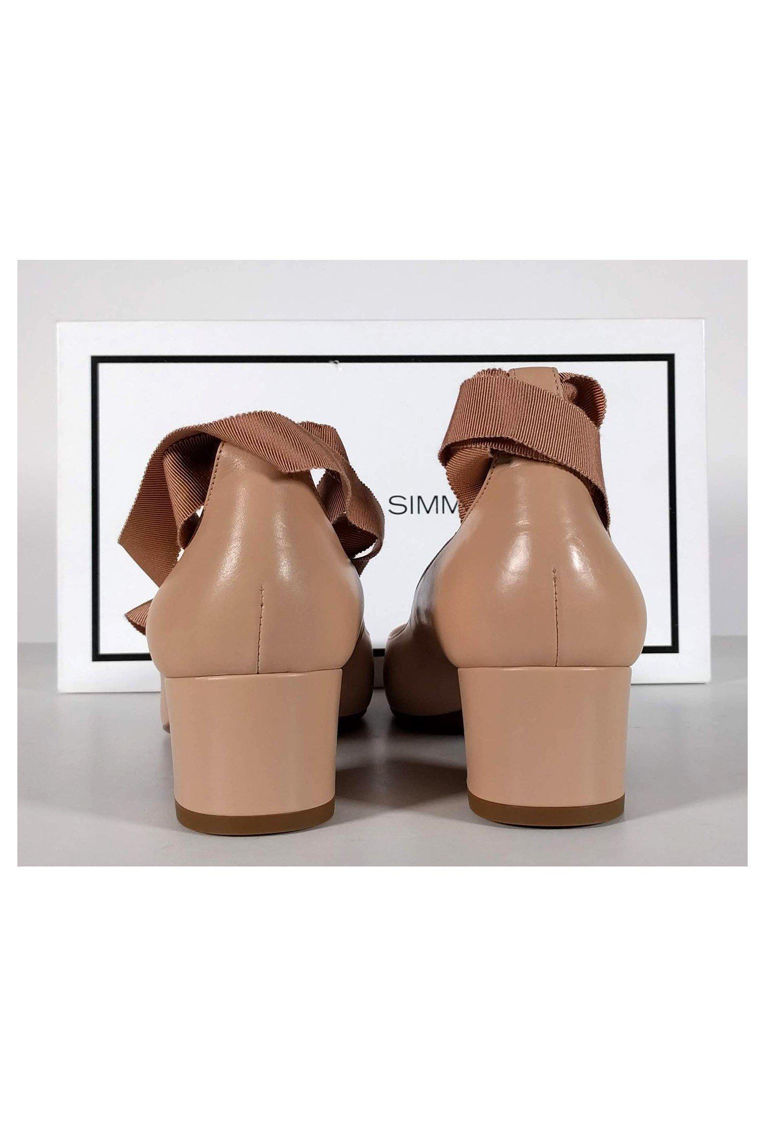 Tabitha Simmons Nude Chloe Lace-Up Pumps - Size 10: A Must-Have!