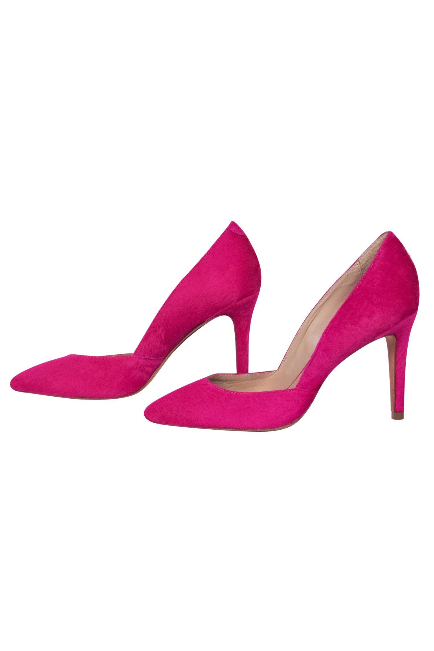 Loeffler Randall Fuchsia Pony Hair Pointed Toe Pumps - Size 6 - Add a Pop of Style!