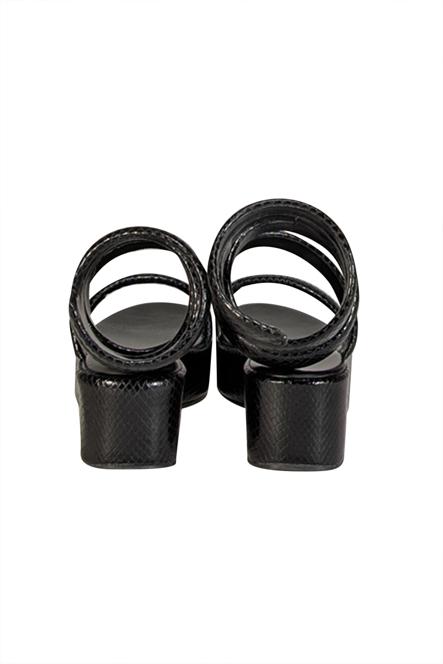 Cult Gaia's Stunning Black Gabi Platform Sandals - Size 10