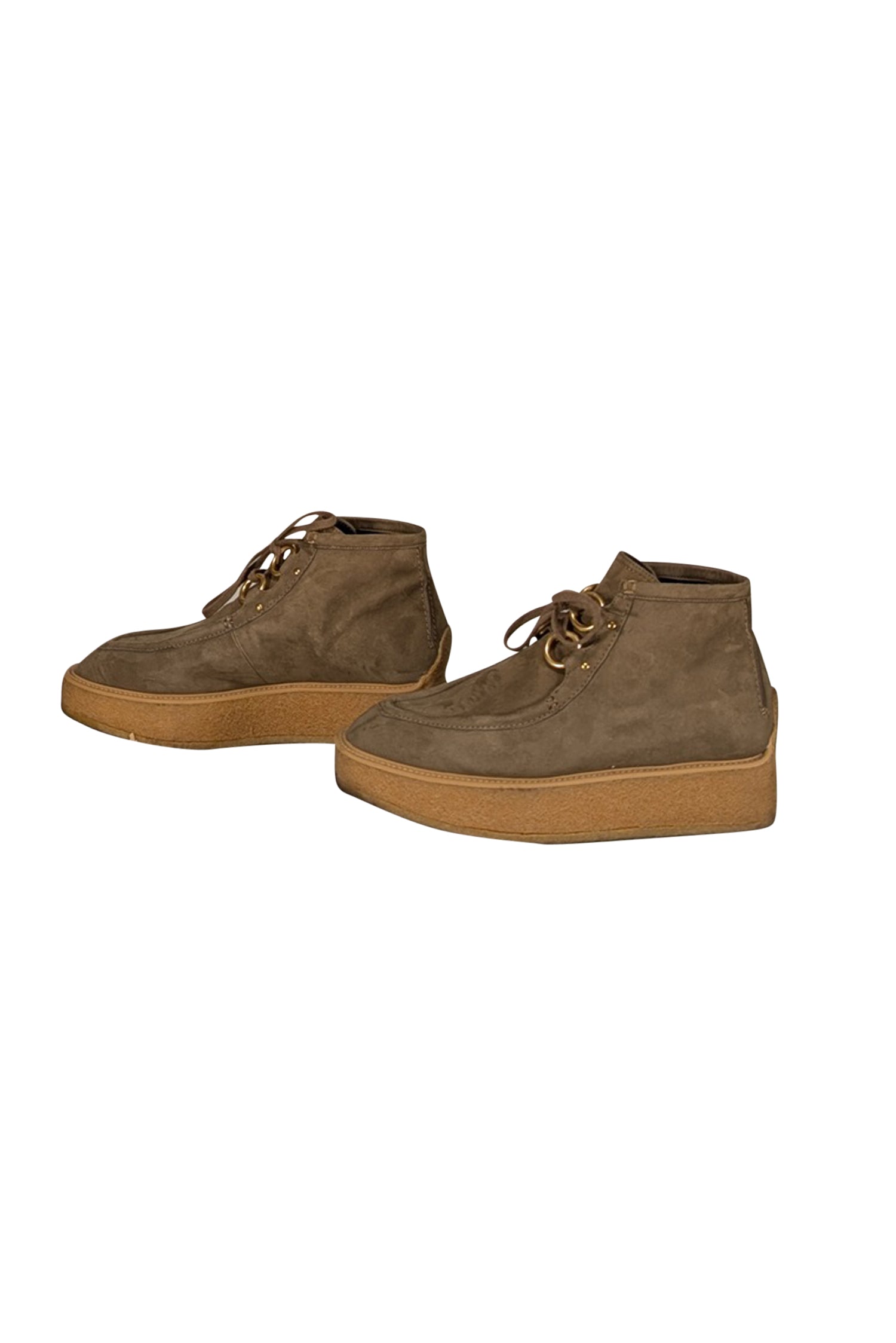 Stella McCartney 'Cigar Brody' Olive Green Half Boots